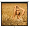 Ecran de proiectie manual de perete, tavan, 240 x 240 cm, proiectie din fata, format 1:1, Blackmount, 1/1MN240-BM-ECRPER 1