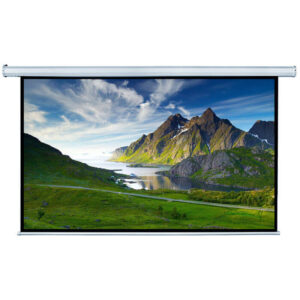 Ecran de proiectie electric de perete, tavan, cu telecomanda RF, 260 x 147 cm, proiectie din fata, format 16:9, Blackmount, 16/9EL260RC-BM-ECRPER 1 Ecran de proiectie electric de perete, tavan, cu telecomanda RF, 260 x 147 cm, proiectie din fata, format 16:9, Blackmount, 16/9EL260RC-BM-ECRPER