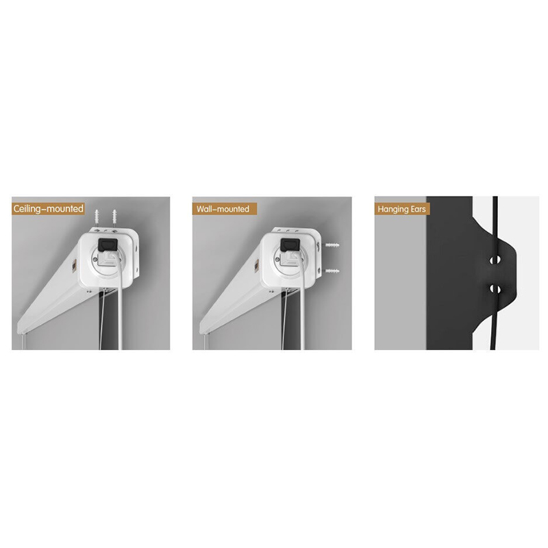 Ecran de proiectie electric tensionat de perete, tavan, cu telecomanda RF, 240 x 135 cm, proiectie din fata, format 16:9, Blackmount, 16/9EL240TAB-BM-ECRPER 2 Ecran de proiectie electric tensionat de perete, tavan, cu telecomanda RF, 240 x 135 cm, proiectie din fata, format 16:9, Blackmount, 16/9EL240TAB-BM-ECRPER - imagine 2