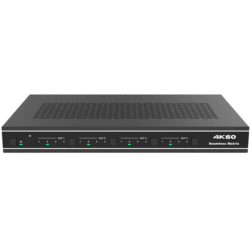 Comutator matrice HDMI 2.0 4×4 Seamless, EvoConnect HDC-MXB44SL, cu functie de Videowall, rezolutie maxima 4K (4096 x 2160), control, telecomanda 5 Comutator matrice HDMI 2.0 4x4 Seamless, EvoConnect HDC-MXB44SL, cu functie de Videowall, rezolutie maxima 4K (4096 x 2160), control, telecomanda - imagine 5
