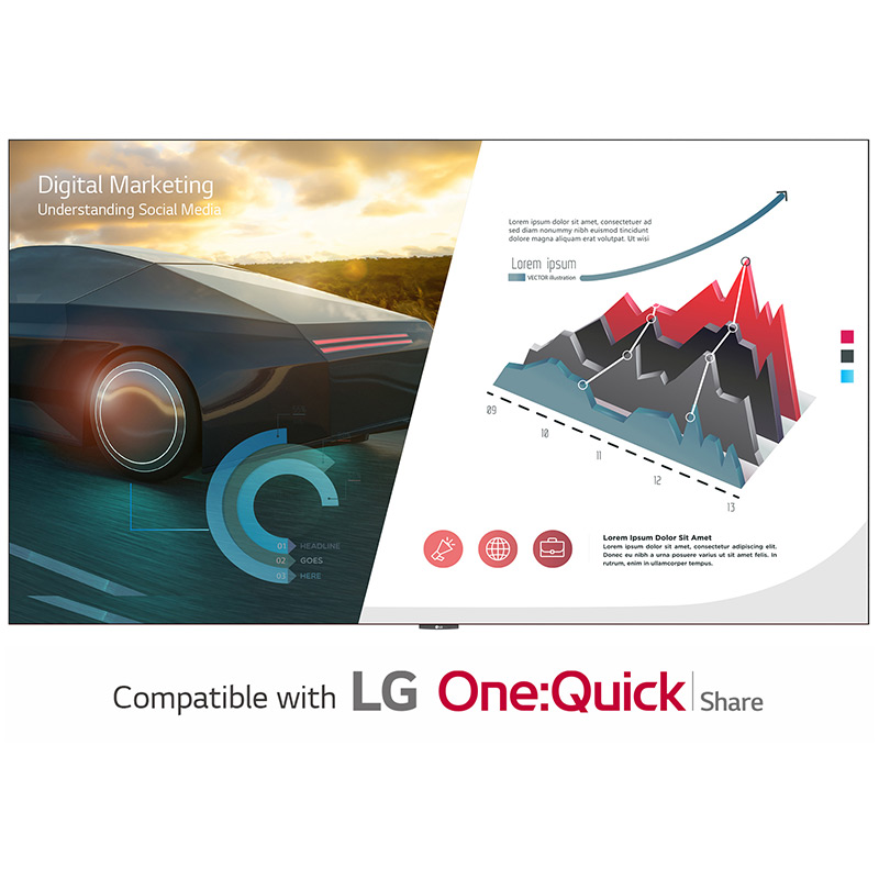 Ecran LED profesional all-in-one LG LAEC015-GN2, pixel pitch 1.56 mm, diagonala 136”/345 cm, rezolutie FullHD (1920 x 1080), luminozitate 500 nits, 16/7, de interior, cu suport de perete inclus 1 Ecran LED profesional all-in-one LG LAEC015-GN2, pixel pitch 1.56 mm, diagonala 136”/345 cm, rezolutie FullHD (1920 x 1080), luminozitate 500 nits, 16/7, de interior, cu suport de perete inclus