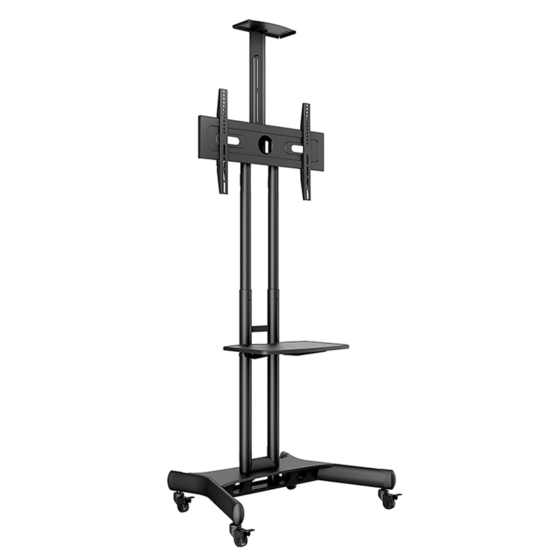 Stand pentru monitor/TV, de podea, cu roti, raft AV și suport pentru cameră, diagonale 32″-60″, maxim 50 kg, Multibrackets MB-2319, inaltime reglabila, negru 1 Stand pentru monitor/TV, de podea, cu roti, raft AV și suport pentru cameră, diagonale 32″-60″, maxim 50 kg, Multibrackets MB-2319, inaltime reglabila, negru