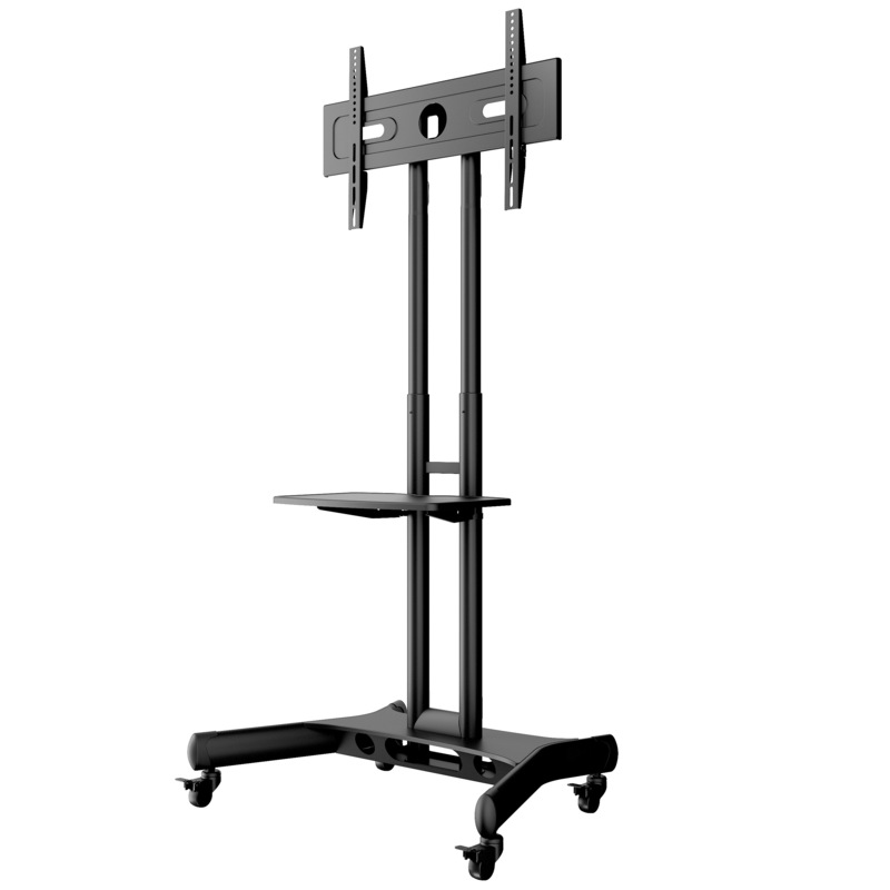 Stand pentru monitor/TV, de podea, cu roti, raft AV și suport pentru cameră, diagonale 32″-60″, maxim 50 kg, Multibrackets MB-2319, inaltime reglabila, negru 9 Stand pentru monitor/TV, de podea, cu roti, raft AV și suport pentru cameră, diagonale 32″-60″, maxim 50 kg, Multibrackets MB-2319, inaltime reglabila, negru - imagine 9