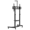 Stand pentru monitor/TV, de podea, cu roti, raft AV și suport pentru cameră, diagonale 65″-100″, VESA 1100 x 600, maxim 100 kg, Blackmount Mobile XXL, inaltime reglabila, negru 3