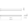 Bara de legatura pentru suport videowall, pe sistem Connect-it, Vogel’s PFA9130 2