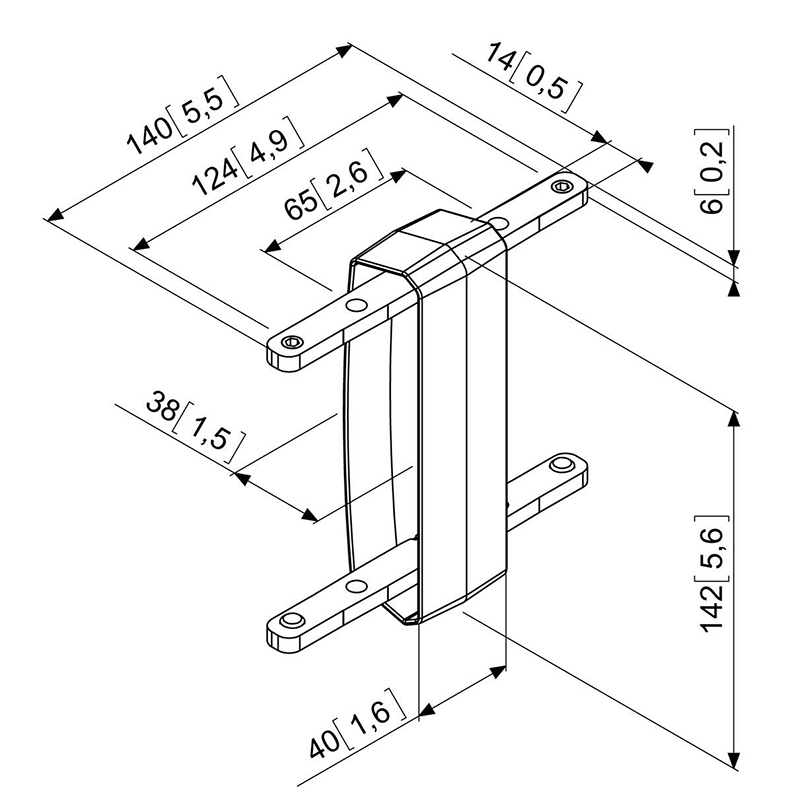 Cupla pentru barele de interfata seria PFB34xx, Vogel’s PFA9104 3 Cupla pentru barele de interfata seria PFB34xx, Vogel's PFA9104 - imagine 3