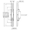 Bare verticale de prindere pentru suport videowall, VESA 420 mm, 80 kg, Vogel’s PFS3304 3