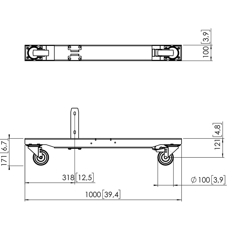 Baza mobila pentru suport videowall, pe sistem Connect-it, Vogel’s PFT8920 2 Baza mobila pentru suport videowall, pe sistem Connect-it, Vogel's PFT8920 - imagine 2