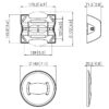 Placa prindere in tavan, suporta maxim 80 kg, pe sistem Connect-it, Vogel’s PUC1060 4