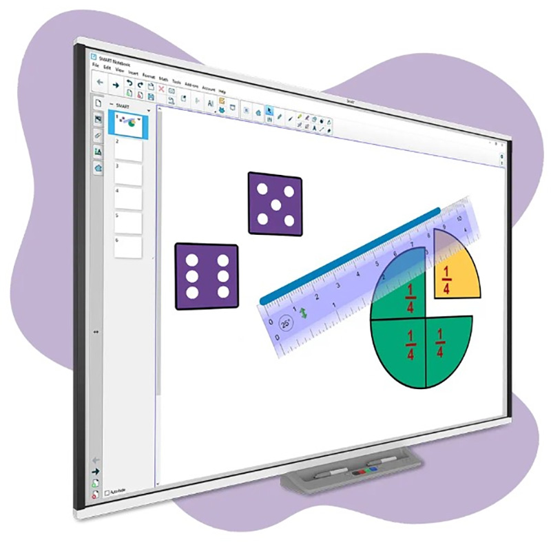 Tabla interactiva 87″ SMART Board® SBM787, 16:10, tehnologie tactila IR, 20 puncte de atingere, software inclus 1 Tabla interactiva 87" SMART Board® SBM787, 16:10, tehnologie tactila IR, 20 puncte de atingere, software inclus