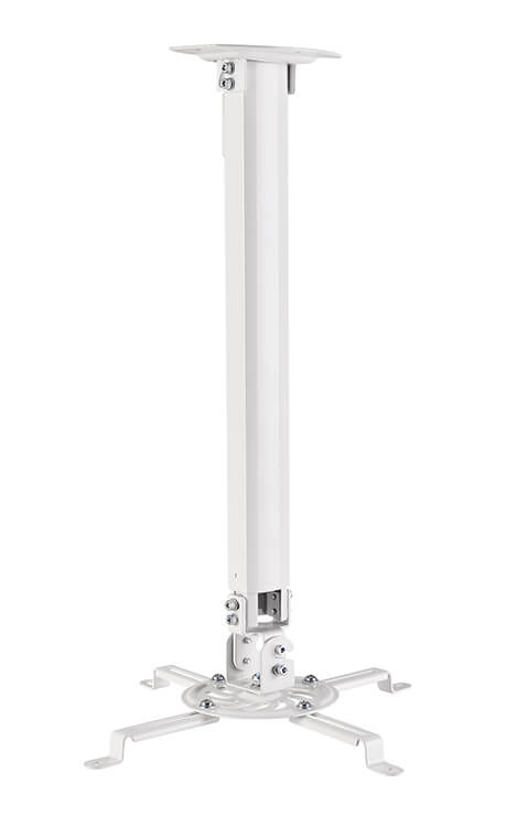 Suport universal videoproiector Blackmount 18M, max.13.5kg, Alb, 55-90 cm 1 Suport universal videoproiector Blackmount 18M, max.13.5kg, Alb, 55-90 cm
