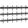 Pachet sistem videowall 3×3 cu fixare pe perete din 9 x display profesional pentru videowall cu rama subtire 3.5mm edge to edge, LED IPS Prestigio PSIW55N0U0, diagonala totala 164″/416 cm, rezolutie afisare 6K UHD (5760 x 3240), luminozitate 500 (cd/m²), 24 / 7, cu suport Voegel’s cu reglaj 3D 11
