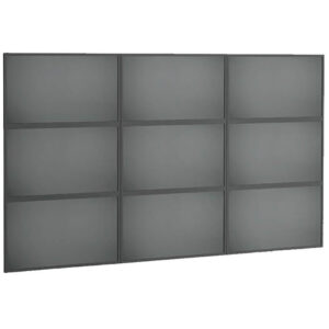 Pachet kit/sistem suport pentru videowall format 3 x 3 cu fixare pe perete, reglaj 3D, Vogel's