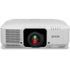 Pachet proiectie cu videoproiector laser EPSON EB-PU1008W, rezolutie WUXGA (Îmbunătățire 4K, 1920 x 1200), 3LCD, 8.500 lumeni, lentila cu zoom cu focalizare larga/wide ELPLW08 si ecran de proiectie electric de perete, tavan, 400 x 250 cm, proiectie din fata, format 16:10, panza Vision White, Adeo Screen, Linear SE 8