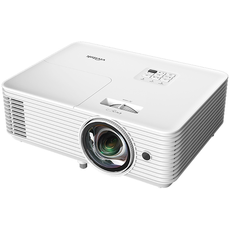 Videoproiector ST portabil lampa Vivitek DX335ST, rezolutie XGA (1024 x 768), DLP, 3.800 lumeni, contrast 30.000:1, 5.000 ore de functionare, alb 2 Videoproiector ST portabil lampa Vivitek DX335ST, rezolutie XGA (1024 x 768), DLP, 3.800 lumeni, contrast 30.000:1, 5.000 ore de functionare, alb - imagine 2