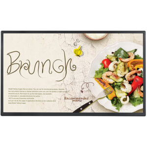 Display profesional pentru prezentare si semnalistica digitala LED IPS LG 32SM5J-B, diagonala 32''/81 cm, rezolutie FullHD (1920 x 1080), luminozitate 400 (cd/m²), 24 / 7, webOS 6.0