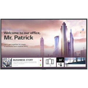 Display profesional pentru prezentare si semnalistica digitala LED ADS LG 43UH5F-H, diagonala 43"/108 cm, rezolutie 4K UHD (3840 x 2160), luminozitate 500 (cd/m²), 24 / 7, webOS 4.1