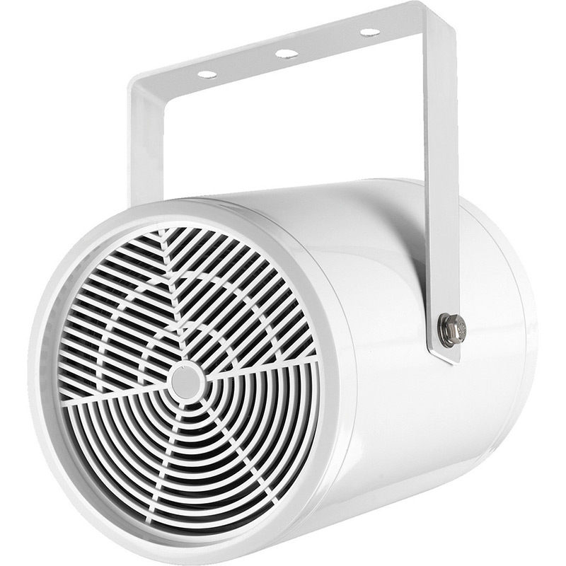 Difuzor tip proiector de sunet pentru adresare publica, de exterior, cu transformator 100V, 10 W, IP44, alb, EDL-110/WS, Monacor 1 Difuzor tip proiector de sunet pentru adresare publica, de exterior, cu transformator 100V, 10 W, IP44, alb, EDL-110/WS, Monacor