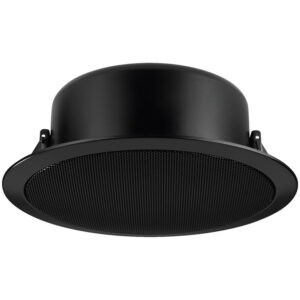 Difuzor de plafon pentru adresare publica cu transformator 100V, 10 W, negru, EDL-11TW/SW, Monacor 1 Difuzor de plafon pentru adresare publica cu transformator 100V, 10 W, negru, EDL-11TW/SW, Monacor