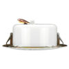 Difuzor de plafon pentru adresare publica cu transformator 100V, 10 W, alb, EDL-11TW, Monacor 2