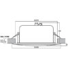 Difuzor de plafon pentru adresare publica cu transformator 100V, 10 W, alb, EDL-11TW, Monacor 3