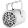 Difuzor dublu tip proiector de sunet pentru adresare publica, cu transformator 100V, 20 W, IP44, alb, EDL-220/WS, Monacor 1