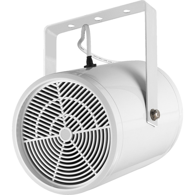 Difuzor dublu tip proiector de sunet pentru adresare publica, cu transformator 100V, 20 W, IP44, alb, EDL-220/WS, Monacor 1 Difuzor dublu tip proiector de sunet pentru adresare publica, cu transformator 100V, 20 W, IP44, alb, EDL-220/WS, Monacor