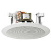 Difuzor de plafon pentru adresare publica cu transformator 100V, full range, 6 W, 5″, alb, EDL-25, Monacor 1