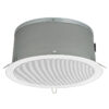 Difuzor cu certificare EN 54-24 de plafon pentru adresare publica, cu transformator 100V, 6 W, 8″, alb, EDL-250C/WS, Monacor 1