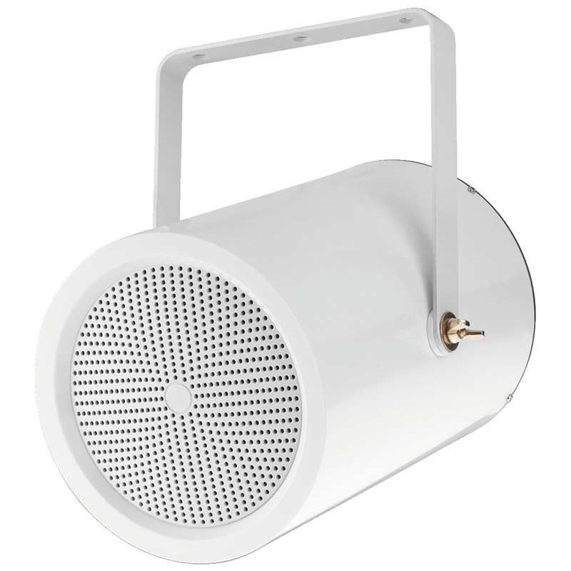 Difuzor tip proiector de sunet pentru adresare publica, cu transformator 100V / impedanta 8Ω, 15 W, alb, EDL-255/WS, Monacor 1 Difuzor tip proiector de sunet pentru adresare publica, cu transformator 100V / impedanta 8Ω, 15 W, alb, EDL-255/WS, Monacor