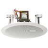 Difuzor de plafon pentru adresare publica cu transformator 100V, full range, 10 W, 6.5″, alb, EDL-26, Monacor 1