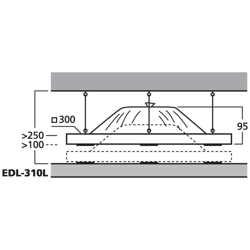 Difuzor de plafon pentru adresare publica cu transformator 100V, cu super dispersie, full range, 10 W, 8″, alb, EDL-310L, Monacor 3 Difuzor de plafon pentru adresare publica cu transformator 100V, cu super dispersie, full range, 10 W, 8", alb, EDL-310L, Monacor - imagine 3