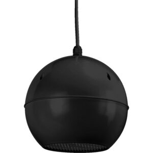 Difuzor suspendat pentru adresare publica, de exterior, cu transformator 100V / impedanta 8Ω, 10 W, 5", IP44, negru, EDL-412/SW, Monacor