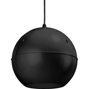 Difuzor suspendat pentru adresare publica, de exterior, cu transformator 100V / impedanta 8Ω, 20 W, 6", IP44, negru, EDL-420/SW, Monacor