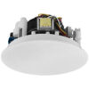 Difuzor Hi-Fi de perete/de plafon, cu transformator 100V / impedanta 8Ω cu 2 cai, 15 W / 8 W, 4″, alb, EDL-42HQ, Monacor 1