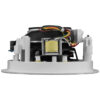 Difuzor Hi-Fi de perete/de plafon, cu transformator 100V / impedanta 8Ω cu 2 cai, 15 W / 8 W, 4″, alb, EDL-42HQ, Monacor 2