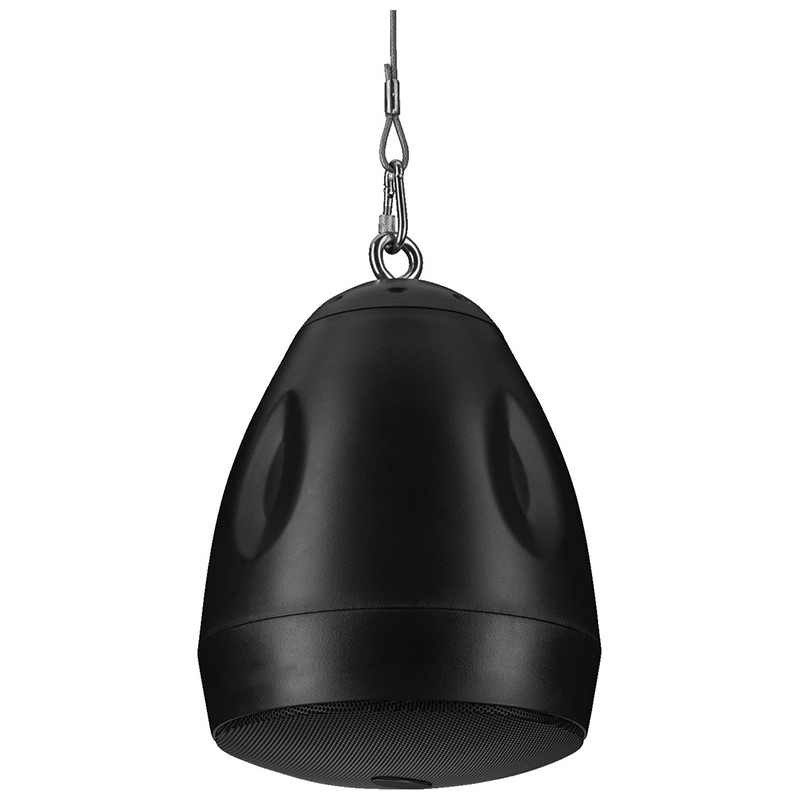 Difuzor cu certificare EN 54-24 suspendat pentru adresare publica, cu transformator 100V / impedanta 8Ω cu 2 cai, 30 W, 5.25″, negru, EDL-530EN/SW, Monacor 1 Difuzor suspendat cu certificare EN 54-24 Monacor EDL-530EN SW negru avisystems.ro