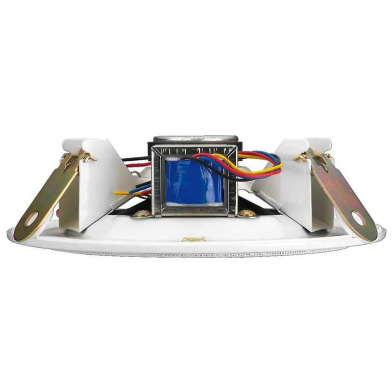 Difuzor de plafon pentru adresare publica cu transformator 100V, full range, 6 W, 6.5″, alb, EDL-606, Monacor 2 Difuzor de plafon pentru adresare publica cu transformator 100V, full range, 6 W, 6.5", alb, EDL-606, Monacor - imagine 2
