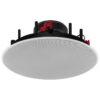 Difuzor Hi-Fi de perete/de plafon, cu transformator 100V / impedanta 8Ω cu 2 cai, 35 W / 30 W, 6.5″, alb, EDL-62HQ, Monacor 1