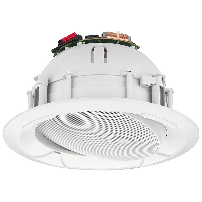 Difuzor de plafon pivotant pentru adresare publica cu transformator 100V cu 2 cai, 30 W, 6.5″, alb, EDL-65TW, Monacor 1 Difuzor de plafon pivotant pentru adresare publica cu transformator 100V cu 2 cai, 30 W, 6.5", alb, EDL-65TW, Monacor