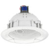 Difuzor de plafon pivotant pentru adresare publica cu transformator 100V cu 2 cai, 30 W, 6.5″, alb, EDL-65TW, Monacor 3