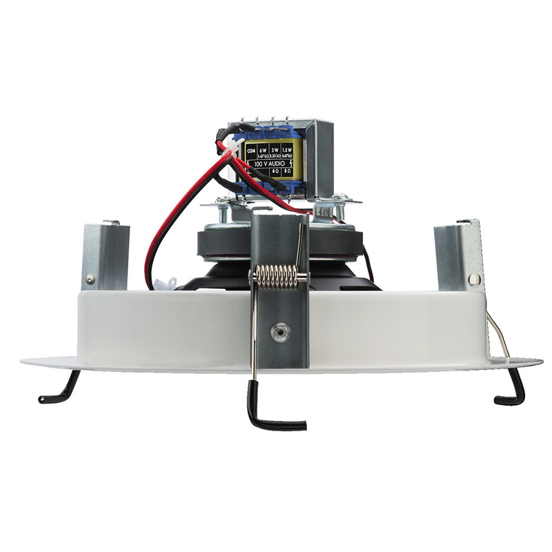 Difuzor de plafon pentru adresare publica cu transformator 100V, full range, 6 W, 6.5″, alb, EDL-70/WS, Monacor 2 Difuzor de plafon pentru adresare publica cu transformator 100V, full range, 6 W, 6.5", alb, EDL-70/WS, Monacor - imagine 2