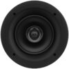 Difuzor Hi-Fi de perete/de plafon, cu transformator 100V / impedanta 8Ω cu 2 cai, 30 W / 50 W, 8″, alb, EDL-82HQ, Monacor 2