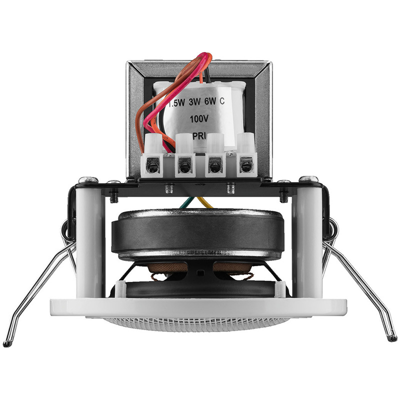 Difuzor de plafon pentru adresare publica cu transformator 100V, 6 W, 3″, alb, EDL-82/WS, Monacor 2 Difuzor de plafon pentru adresare publica cu transformator 100V, 6 W, 3", alb, EDL-82/WS, Monacor - imagine 2
