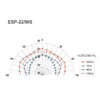 Difuzor Hi-Fi de plafon pentru adresare publica cu transformator 100V cu 2 cai, 20 W, 6.5″, alb, ESP-22/WS, Monacor 5
