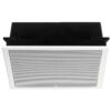 Difuzor Hi-Fi de perete/de plafon pentru adresare publica, cu transformator 100V, 6 W, 8″, alb, ESP-8U, Monacor 1