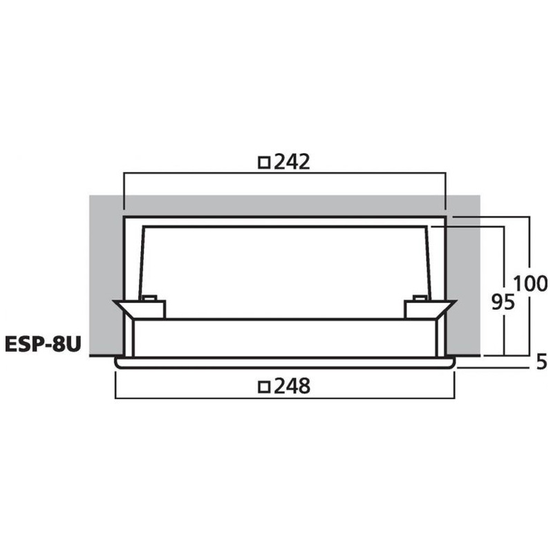 Difuzor Hi-Fi de perete/de plafon pentru adresare publica, cu transformator 100V, 6 W, 8″, alb, ESP-8U, Monacor 3 Difuzor Hi-Fi de perete/de plafon pentru adresare publica, cu transformator 100V, 6 W, 8", alb, ESP-8U, Monacor - imagine 3