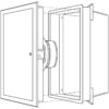 Difuzor Hi-Fi de perete/de plafon pentru adresare publica, cu transformator 100V, 6 W, 8″, alb, ESP-8U, Monacor 2