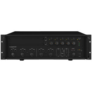 Amplificator zonal, cu mixer integrat, pentru adresare publica, cu 5 zone, 100 V, 4Ω, 1 x 120 W, PA-1120, Monacor 1 Amplificator zonal, cu mixer integrat, pentru adresare publica, cu 5 zone, 100 V, 4Ω, 1 x 120 W, PA-1120, Monacor