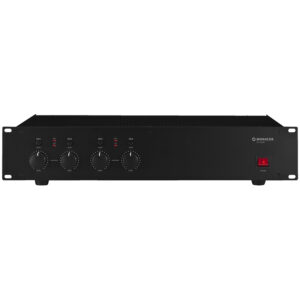 Amplificator digital de putere, clasa D, pentru adresare publica, cu 1 zone, 70V, 100 V, 4Ω, 1 x 200 W, 4 x 50 W, PA-1450D, Monacor 1 Amplificator digital de putere, clasa D, pentru adresare publica, cu 1 zone, 70V, 100 V, 4Ω, 1 x 200 W, 4 x 50 W, PA-1450D, Monacor